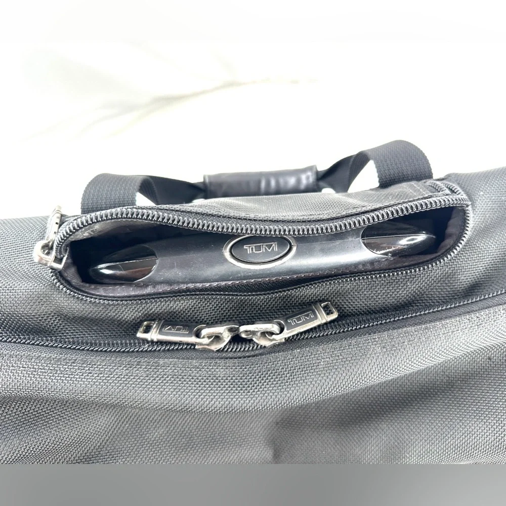 TUMI Alpha Wheeled Black Ballistic Nylon 17